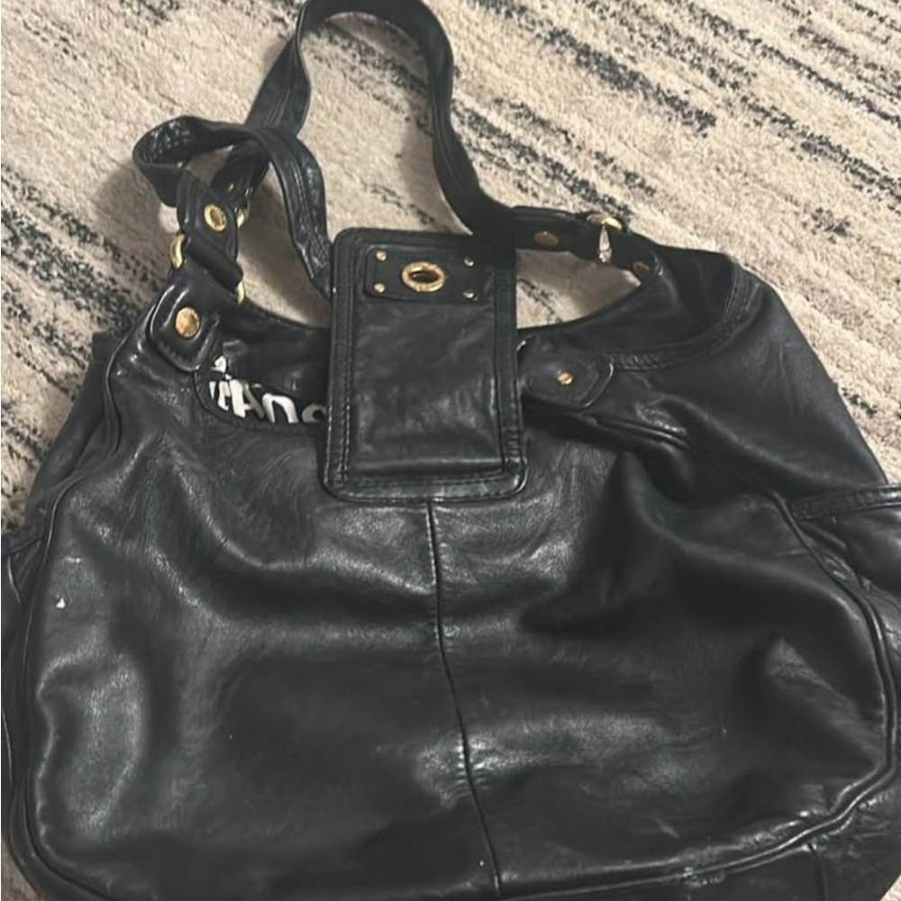 Marc by Marc Jacobs Black Leather Tote Bag